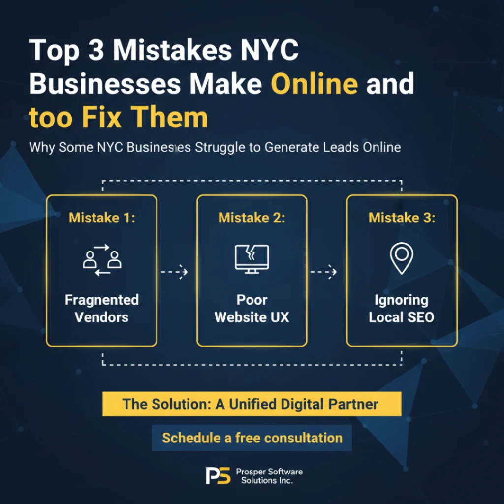 Top 3 Mistakes NYC Businesses Make Online and How to Fix Them